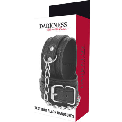 Darkness wrist cuffs black darkness bondage caliente. Pt