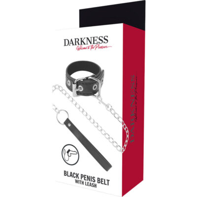 Darkness penis ring with strap - image 6