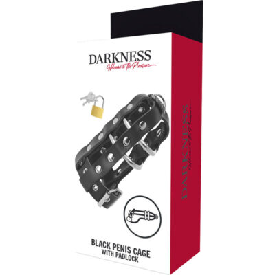 Darkness leather chastity cage darkness bondage caliente. Pt