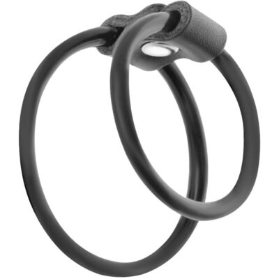 Alternative view of DARKNESS  DUO RINGS FOR PENIS