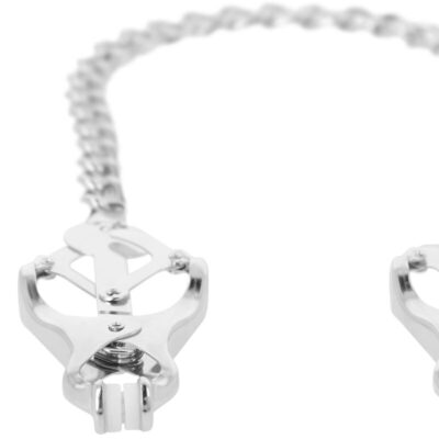 Darkness nipple clamps with chain darkness bondage caliente. Pt