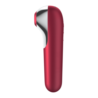 Alternative view of SATISFYER DUAL LOVE VIBRADOR Y SUCCIONADOR CON AIRE PULSADO ROJO
