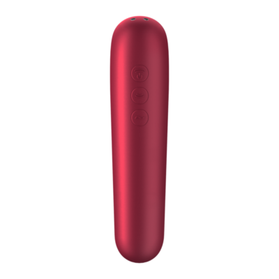 Satisfyer dual love vibrador e sucionador com ar pulsado vermelho satisfyer connect caliente. Pt