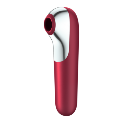 Satisfyer dual love vibrador e sucionador com ar pulsado vermelho satisfyer connect caliente. Pt