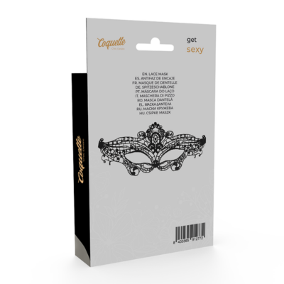 Máscara coquette chic desire lace preta coquette accessories caliente. Pt