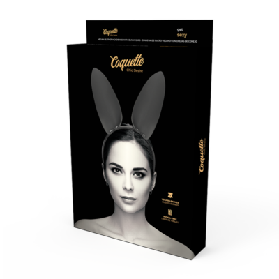 Faixa de cabeça coquette chic desire com orelhas de coelho coquette accessories caliente. Pt