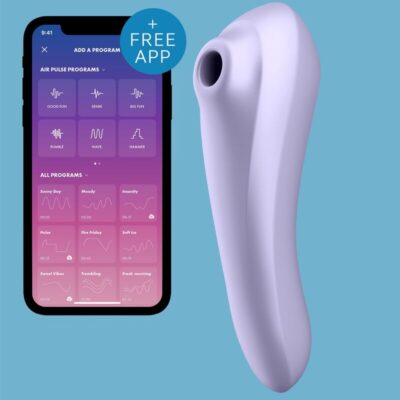 SATISFYER DUAL PLEASURE AIR PULSE MALVA 10 Satisfyer dual pleasure air pulse malva - image 4