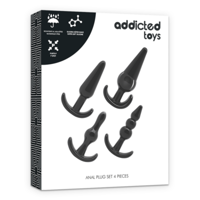 Conjunto de plugues anais de brinquedos viciados 4 addicted toys caliente. Pt