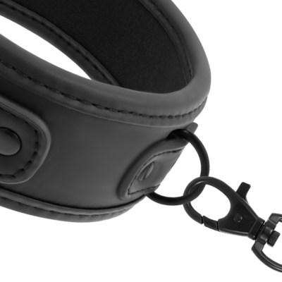 Fetish submissive collar con cadena con forro de nopreno - image 8
