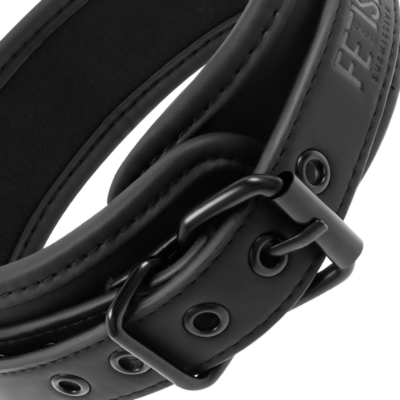 Fetish submissive collar con cadena con forro de nopreno - image 4