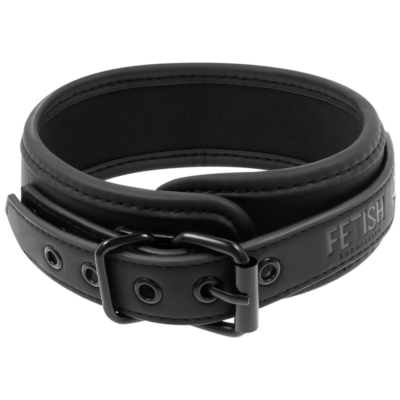 Fetish submissive collar con cadena con forro de nopreno - image 3
