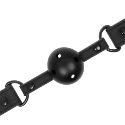 Gag de esfera de fetiche submissiva respirável fetish submissive bondage caliente. Pt