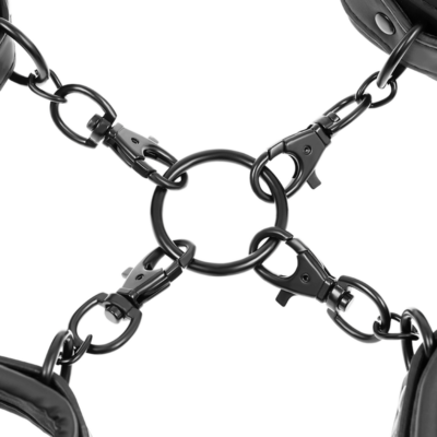 Fetiche submissivo hogtie e conjunto de punho fetish submissive bondage caliente. Pt