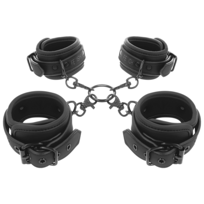 Alternative view of FETISH SUBMISSIVE SET ESPOSAS MANOS Y TOBILLOS CON FORRO DE NOPRENO