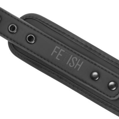 Fetish submissive collar y esposas cuero vegano con forro de nopreno - image 9