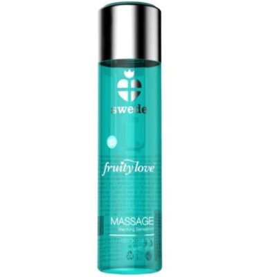 ÓLEO DE MASSAGEM DE EFEITO AQUECENTE FRUTO SUECO DE GROSELHA PRETA E LIMÃO 60 ML.