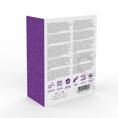 Moressa osian três premium silicone roxo moressa caliente. Pt