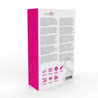 Conjunto moressa osian premium silicone rosa moressa caliente. Pt