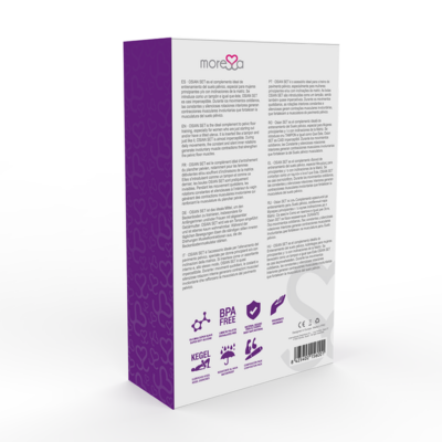 Conjunto moressa osian premium silicone roxo moressa caliente. Pt