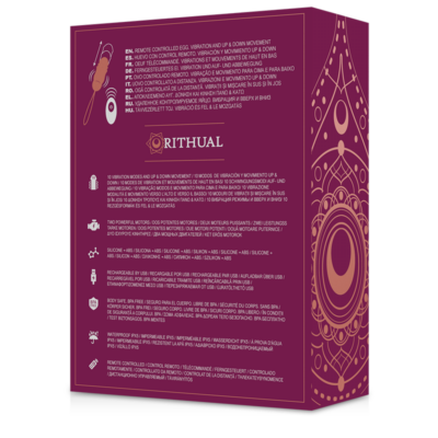 Rithual reva egg sistema de controle remoto para cima e para baixo + vibração - image 7