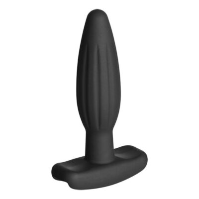 Plugue de butt electrastim silicone noir rocker pequeno electrastim caliente. Pt