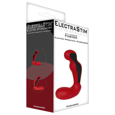 Massageador de próstata habanero de fusão de silicone eletrastim electrastim caliente. Pt
