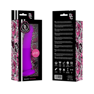 Alternative view of DELTA CLUB TOYS DILDO LILA SILICONA MEDICA 17 X 3 CM