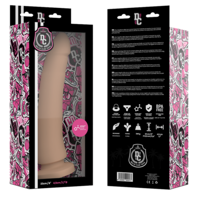 Alternative view of DELTA CLUB TOYS DILDO NATURAL SILICONA MEDICA 23 X 4.5 CM