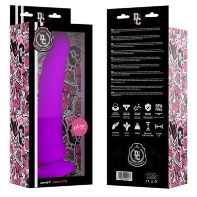 Alternative view of DELTA CLUB TOYS DILDO LILA SILICONA MEDICA 23 X 4.5 CM