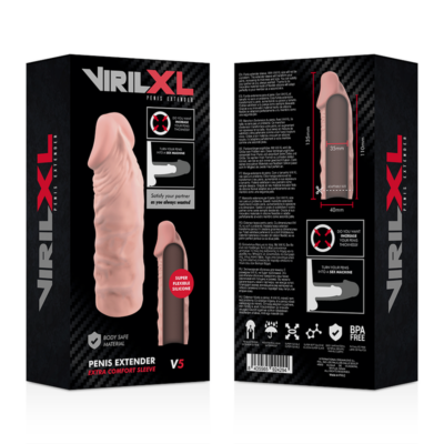 Virilxl penis extender extra comfort sleeve v5 carne virilxl caliente. Pt