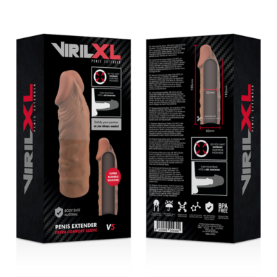 Virilxl penis extender extra comfort sleeve v5 brown virilxl caliente. Pt