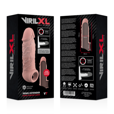 Virilxl penis extender extra comfort sleeve v7 carne virilxl caliente. Pt
