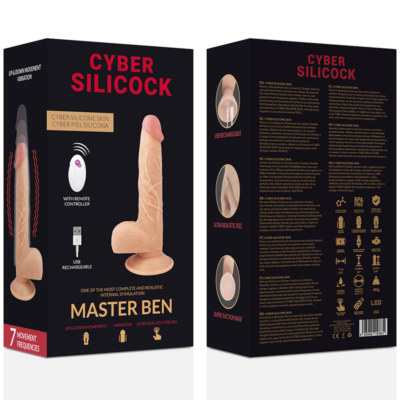 Cyber silicock controle remoto realistic master ben cyber silicock caliente. Pt
