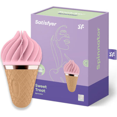 Alternative view of SATISFYER DOCE DELEITE SPINNATOR MARROM E ROSA