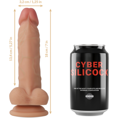 Cyber silicock jude ultra-realistic soft liquid silicone 18cm cyber silicock caliente. Pt