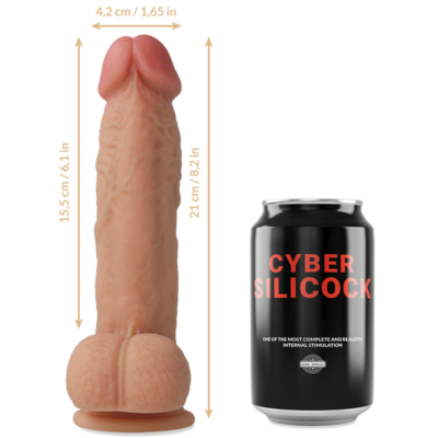 Cyber silicock strap-on saul silicone líquido com 3 anéis grátis cyber silicock caliente. Pt