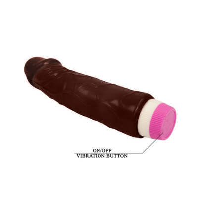 Waves of pleasure vibrator 19. 5 cm brown baile vibrators caliente. Pt