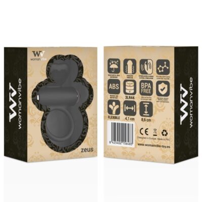 Anel vibrador de silicone womanvibe zeus womanvibe caliente. Pt