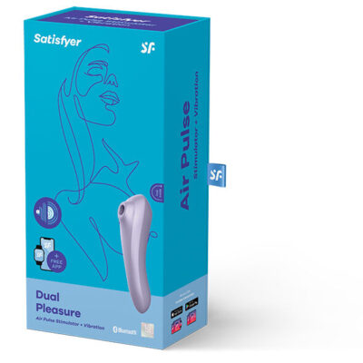Alternative view of SATISFYER DUAL PLEASURE AIR PULSE MALVA