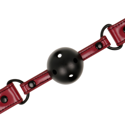 Mensagem de bola respirável para sala escura de fetiche fetish submissive dark room caliente. Pt