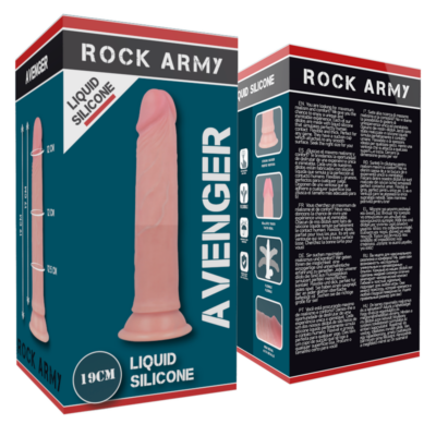 Rockarmy™ - arnês + silicone líquido premium avenger realistic 19cm rock army caliente. Pt