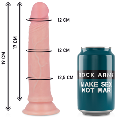 Rockarmy™ - arnês + silicone líquido premium avenger realistic 19cm rock army caliente. Pt
