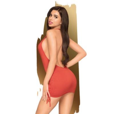 Alternative view of mini vestido penthouse earth shaker - red s / m