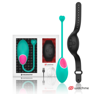 Alternative view of WEARWATCH EGG WIRELESS TECHNOLOGY WATCHME AQUAMARINE / JET BLACK
