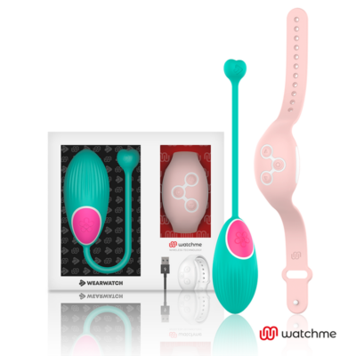 Alternative view of WEARWATCH EGG WIRELESS TECHNOLOGY WATCHME AQUAMARINE / CORAL
