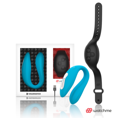 Alternative view of WEARWATCH DUAL PLEASURE WIRELESS TECHNOLOGY WATCHME INDIGO / JET BLACK