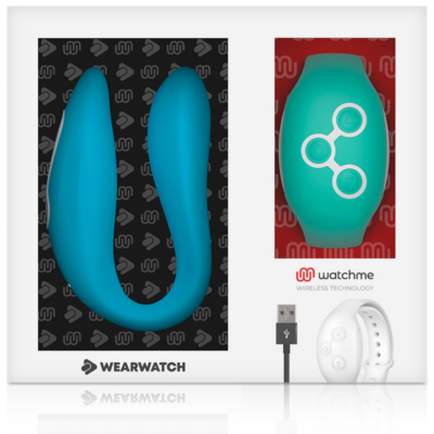 Wearwatch dual pleasure wireless technology watchme indigo / aquamarine wearwatch caliente. Pt