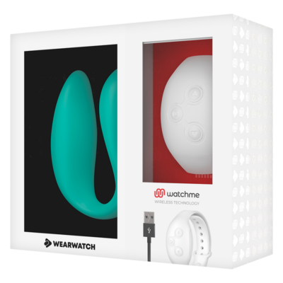 Wearwatch dual pleasure wireless technology watchme aquamarine / snowy wearwatch caliente. Pt