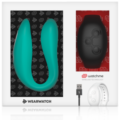 WEARWATCH DUAL PLEASURE WIRELESS TECHNOLOGY WATCHME AQUAMARINE / JET BLACK 13 Wearwatch dual pleasure wireless technology watchme aquamarine / jet black wearwatch caliente. Pt