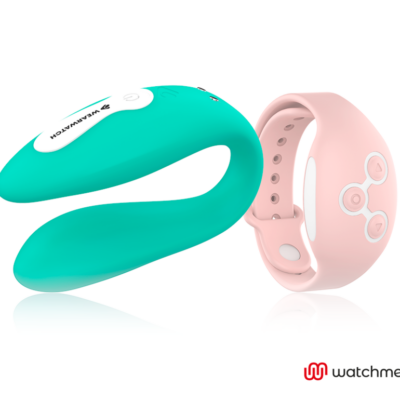 Wearwatch dual pleasure wireless technology watchme light aquamarine / coral wearwatch caliente. Pt